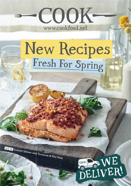 New Recipes Fresh for Spring