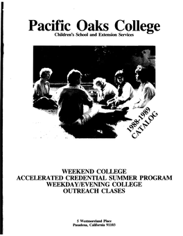 1988-1989 College Catalog