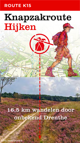 16,5 Km Wandelen Door Onbekend Drenthe