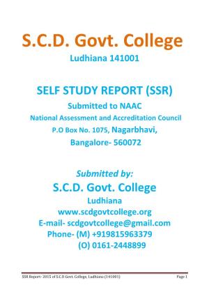 S.C.D. Govt. College Ludhiana 141001