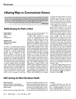 +Sharingways to Communicate Science