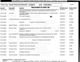 Cases Received Between 1/1/2013 and 12/31/2013 RELEASED IN