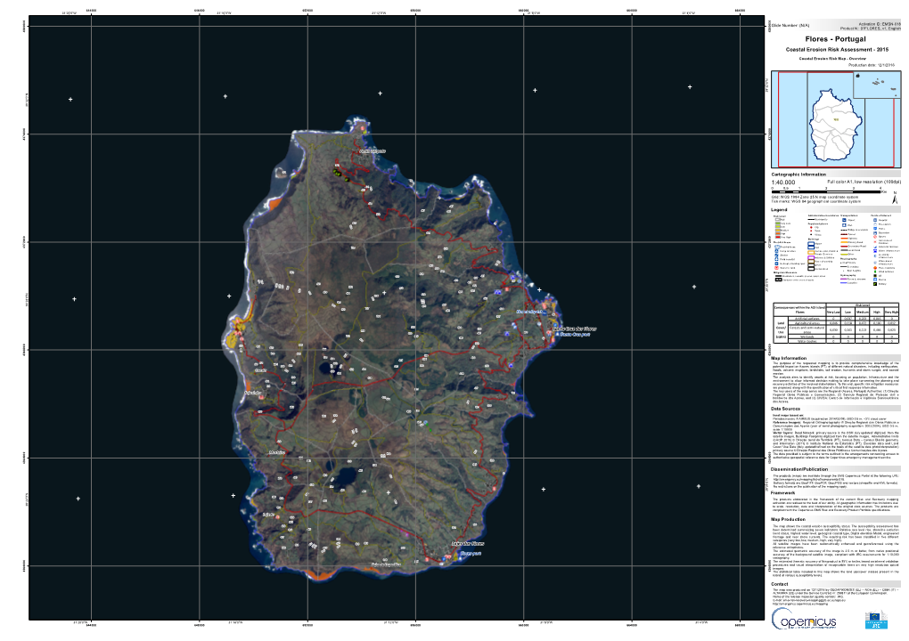 Flores - Portugal Coastal Erosion Risk Assessment - 2015