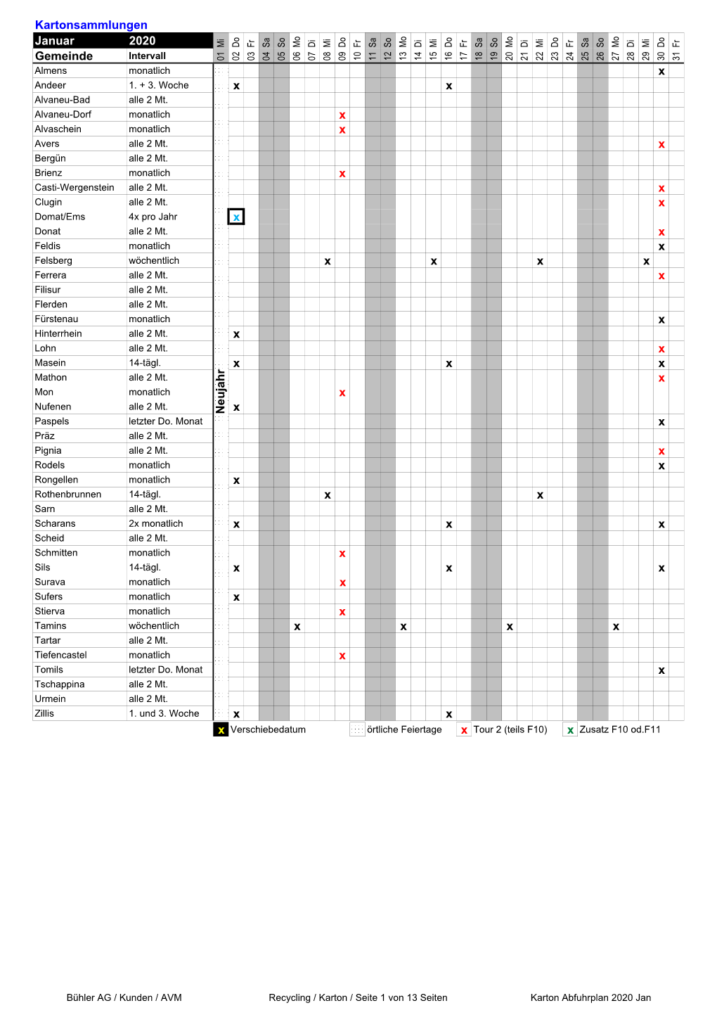 Karton Abfuhrplan 2020 Jan Kartonsammlungen Februar 2020 Sa So Mo Di Mi Do Fr Sa So Mo Di Mi Do Fr Sa So Mo Di Mi Do Fr Sa So Mo Di Mi Do Fr Sa