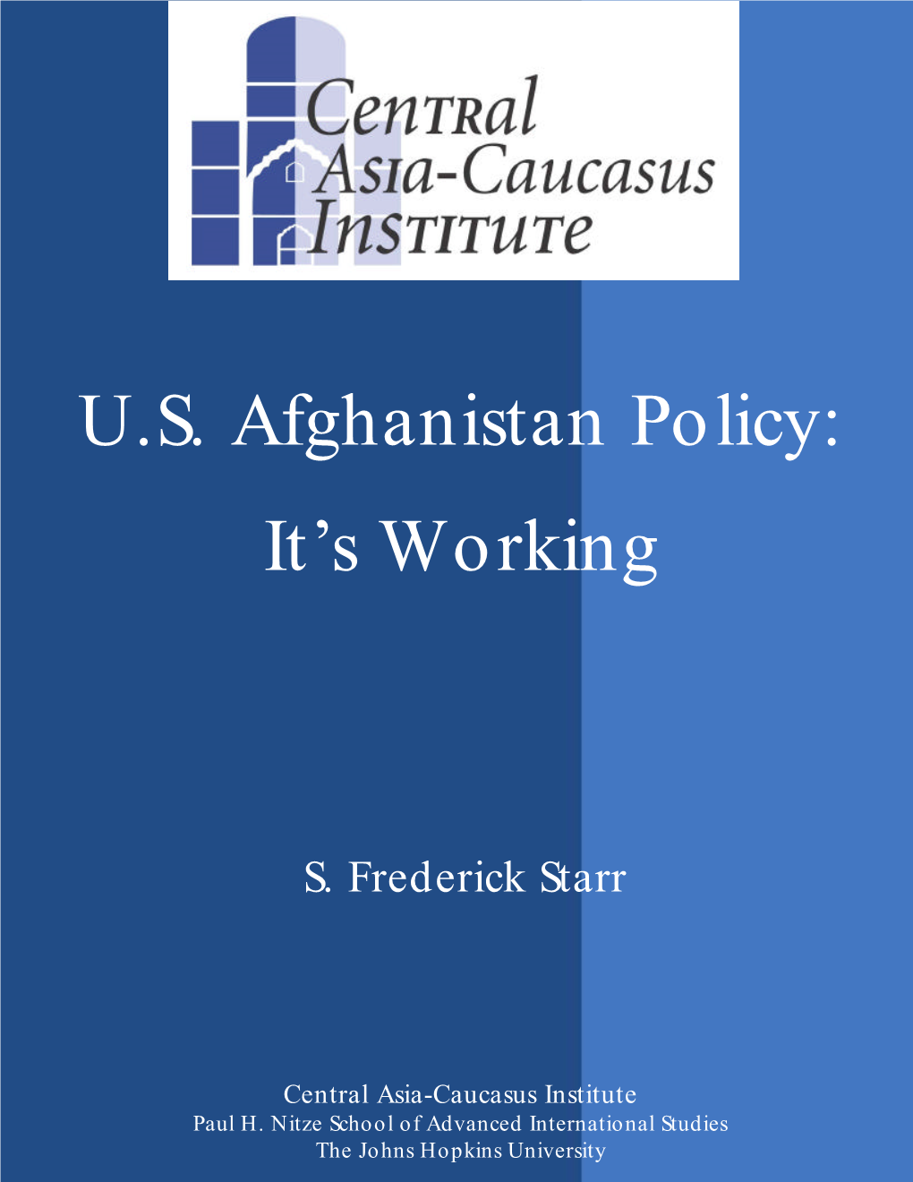 US Afghanistan Policy