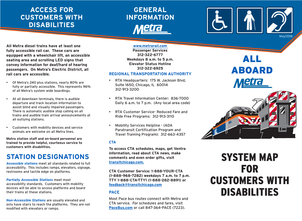 System Map for Customers with Disabilities