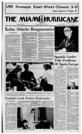 Kahn Attacks Reaganomics