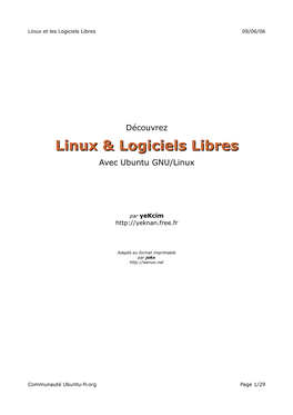 Linux & Logiciels Libres