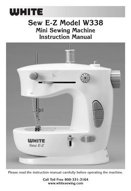 Sew EZ Model W338