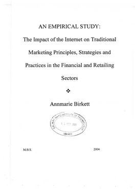 The Impact of the Internet on Traditional