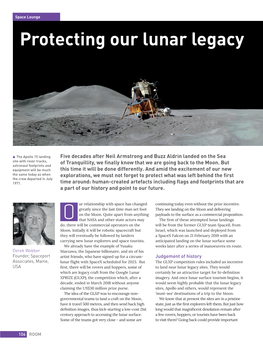 Protecting Our Lunar Legacy