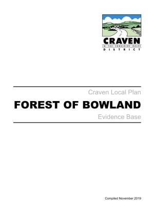 Forest of Bowland AONB Landscape Character Assessment 2009