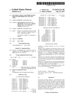 (12) United States Patent (10) Patent No.: US 9,631,211 B2 Scholten Et Al