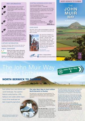 The John Muir Way in East Lothian North Berwick to Dunbar