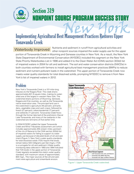 New York's Upper Tonawanda Creek Section 319 Success Story