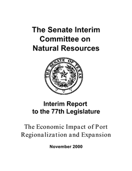 The Senate Interim Committee on Natural Resources