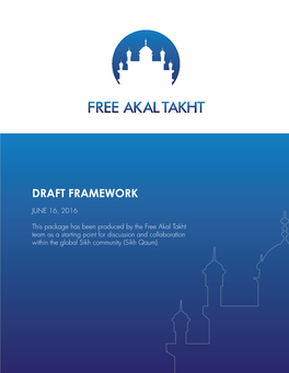 Draft Framework June 16, 2016