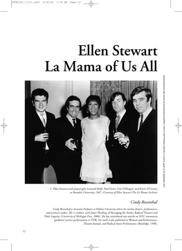 Ellen Stewart La Mama of Us