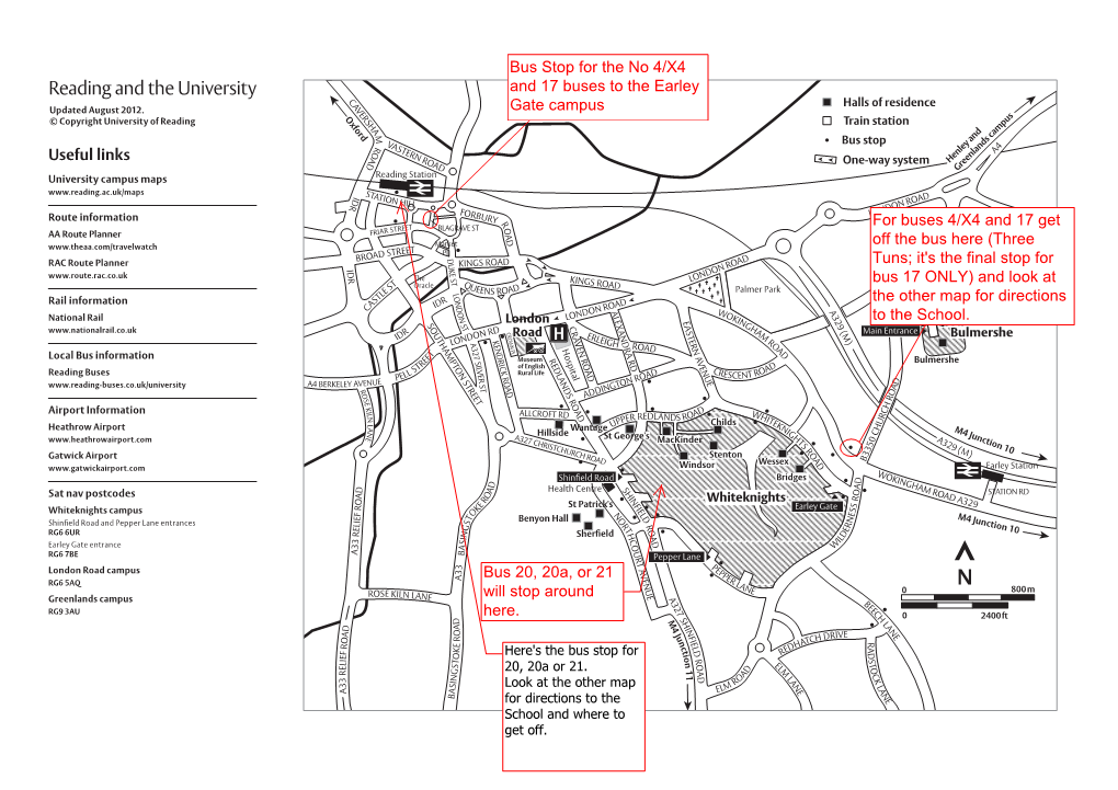 University of Reading Maps