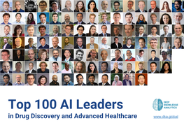 Top 100 AI Leaders in Drug Discovery and Advanced Healthcare Introduction