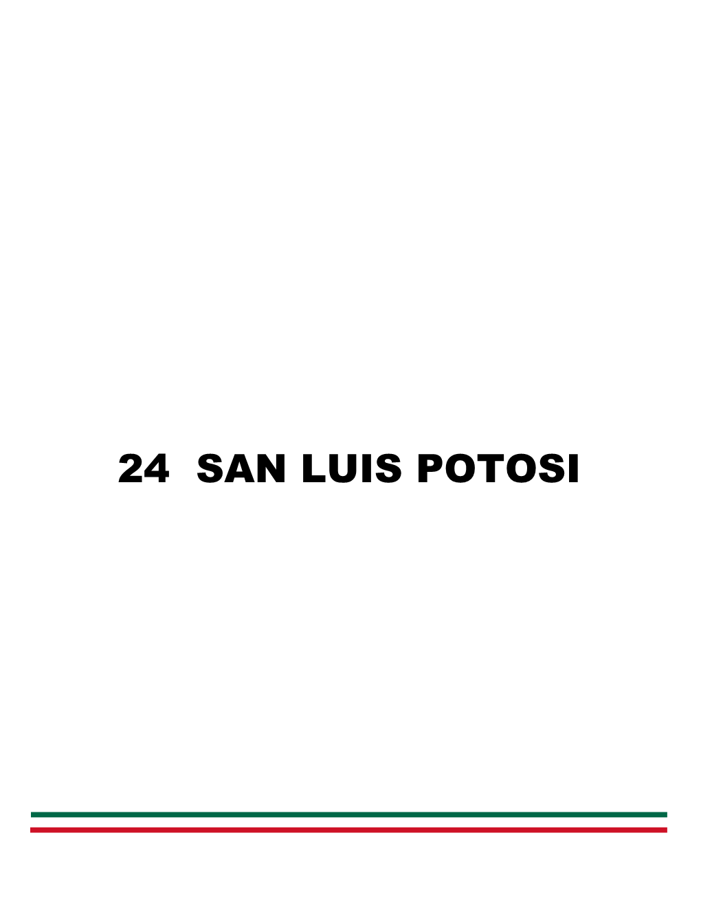 24 San Luis Potosi