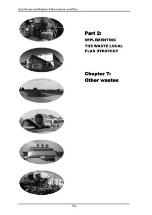 Chapter 7: Other Wastes