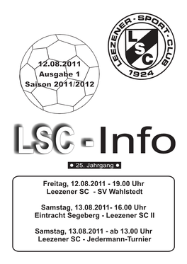 LSC-Info Ausgabe 1