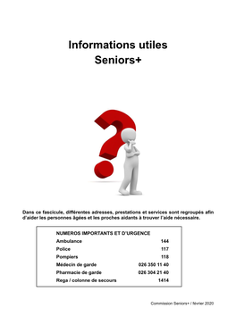 Informations Utiles Seniors+