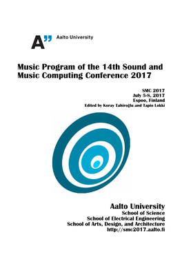 Music Program of the 14Th Sound and Music Computing Conference 2017