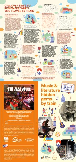 Music & Literature Hidden Gems by Train