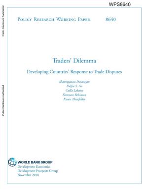 Developing Countries' Response to Trade Disputes