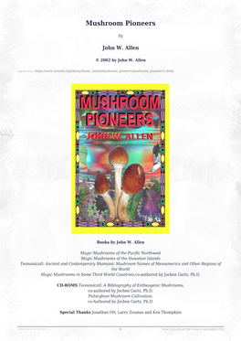 Mushroom Pioneers