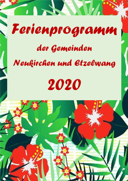 Der Gemeinden Neukirchen Und Etzelwang 2020
