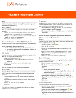 Advanced Imageright Desktop