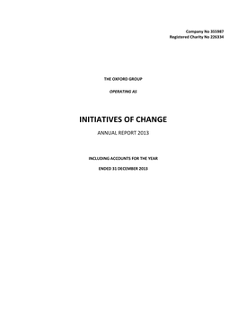 Iofc-Uk-Annual-Report-2013.Pdf