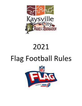 2021 Flag Football Rules