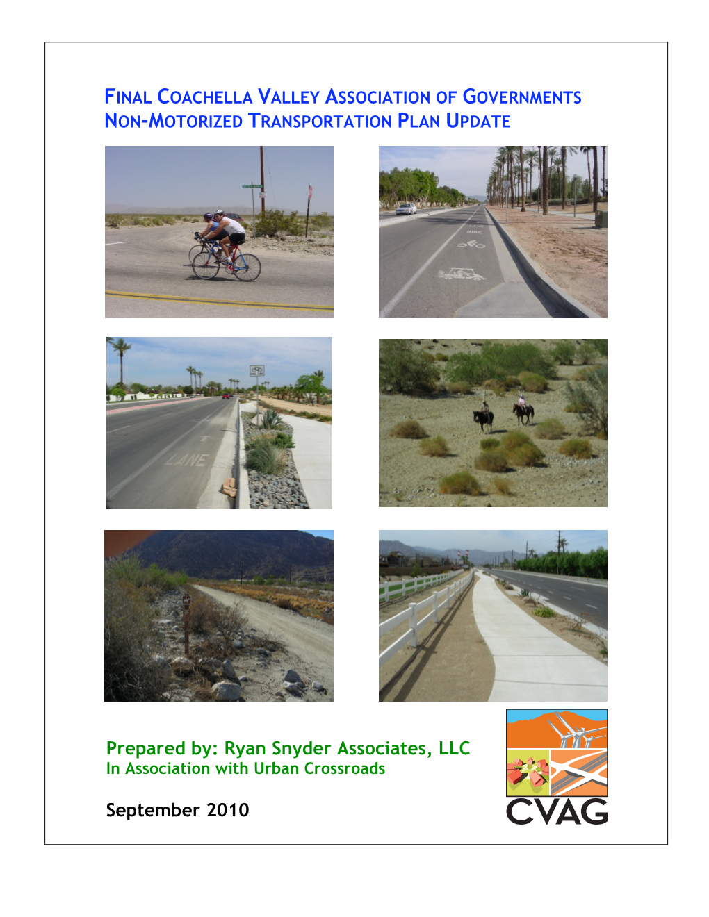 Non-Motorized Transportation Plan Update