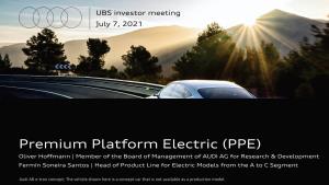 Premium Platform Electric (PPE)