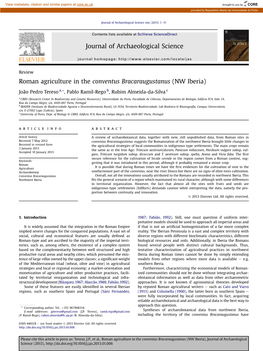 Roman Agriculture in the Conventus Bracaraugustanus (NW Iberia)