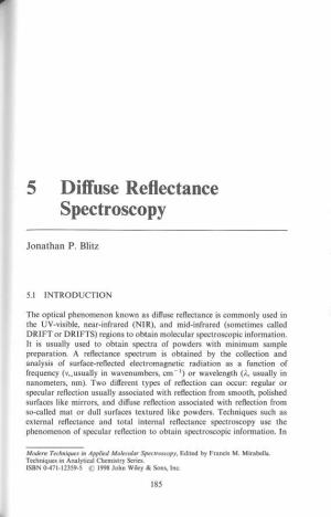 5 Diffuse Reflectance Spectroscopy