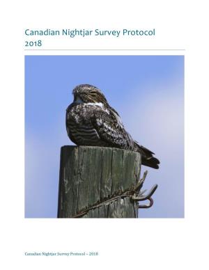Canadian Nightjar Survey Protocol 2018