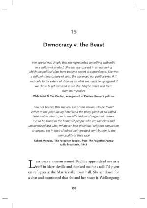 Democracy V. the Beast