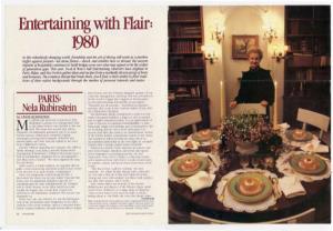 Entertaining with Flair: 1980
