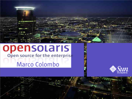 Opensolaris Presentation