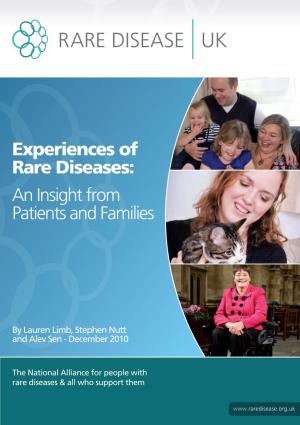 Experiences of Rare Diseases: an Insight from Patients and Families