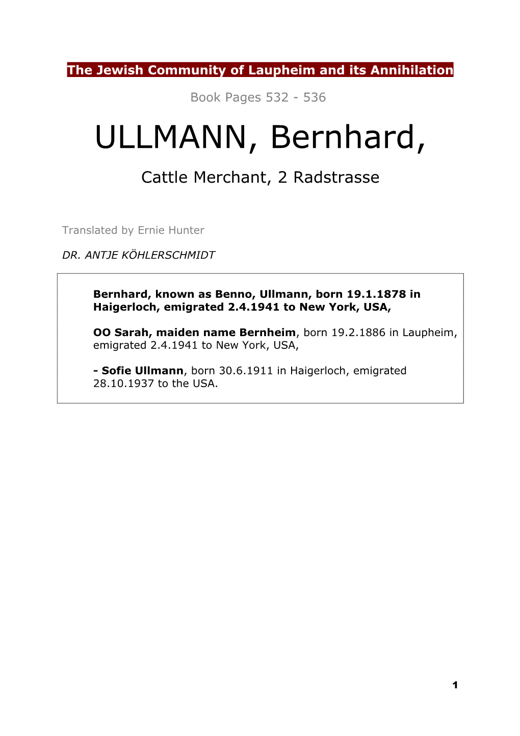 89E ULLMANN Bernhard