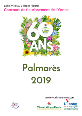 Palmarès 2019