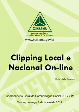 Clipping Local E Nacional On-Line