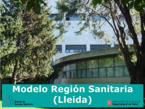 Modelo Región Sanitaria (Lleida) Regiones Sanitarias Reg