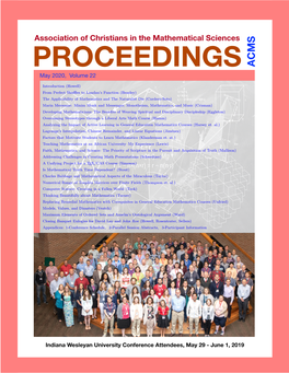 ACMS Proceedings Editor